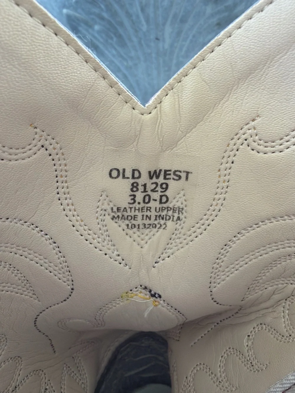 Brown Leather Western Cowboy Boots - kids
